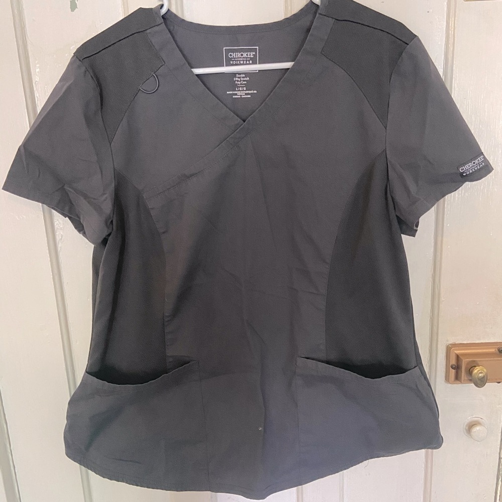 Cherokee Pewter Scrub Set Women’s L